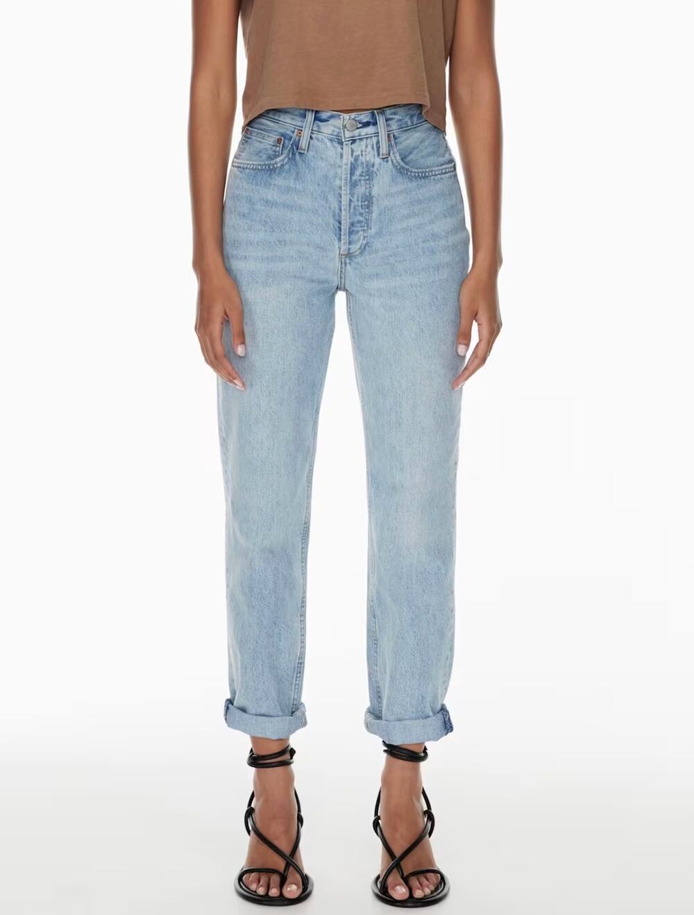 Denim Forum The BF High Rise Loose Fit Jeans Size 25